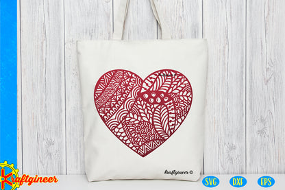Zentangle Heart